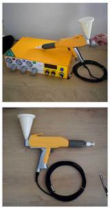 Pistola de Pulverización de Polvo Industrial, Máquina de Recubrimiento Electrostático Inteligente para Perfiles de Aluminio y Llantas de Automóviles - Product Image 6