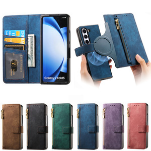 Custodia magnetica due-in-uno staccabile per Samsung Z Fold 8 Ultra - Cover in pelle a portafoglio per Z Fold 7, Z Fold 6, Z Fold 5, Z Fold 4, Z Fold 3 - Product Image 1