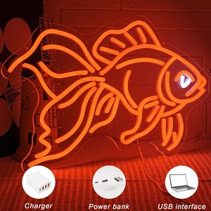 Enseigne néon <span class=keywords><strong>Poisson</strong></span> <span class=keywords><strong>Rouge</strong></span> pour Décoration Murale, Enseigne Lumineuse Néon <span class=keywords><strong>Poisson</strong></span>, Lumière Néon Océan, Enseigne Néon LED, Enseigne Lumineuse USB pour Chambre - Product Image 4
