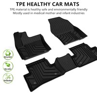 Tapis de sol de voiture en TPE pour Toyota CHR 2018, 2019, 2020, 2021, C-HR, accessoires d'intérieur, toutes saisons, imperméable, antidérapant