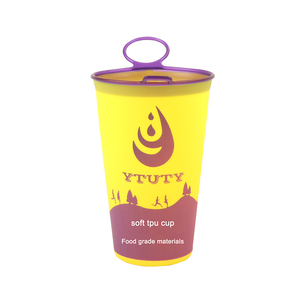 Tasse Pliable Oem/Odm en Tpu 200 ml 250 ml, Sans Bpa, Réutilisable, Portable, en Silicone, Pliante, avec Logo <span class=keywords><strong>Personnalisé</strong></span> - Product Image 1