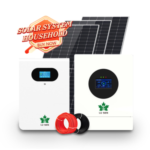 Systèmes de stockage d'énergie domestique 5 kW 10 kW 12 kW 20 kW, onduleur tout-en-un, système <span class=keywords><strong>solaire</strong></span> hybride hors réseau, <span class=keywords><strong>kit</strong></span> complet - Product Image 1