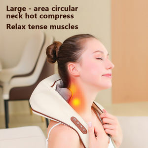 OEM/ODM Verschiedene <span class=keywords><strong>Shiatsu</strong></span> Nacken-und Schulter massage geräte mit Heat Electric Deep Tissue 3D Kneten zur Linderung von Muskels ch merzen - Product Image 5