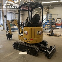Excavator Mini Crawler Bekas CAT 301.7 CR 1.8 Ton dengan Mesin Cat C1.1, Alat Penggali Kompak untuk Pekerjaan Taman, Pembongkaran Dalam Ruangan, dan Pekerjaan di Area Sempit