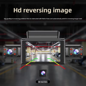 Dash Cam 360° con <span class=keywords><strong>4</strong></span> Obiettivi 1080P °   Dash Cam per Auto con Visione Notturna WiFi, Schermo IPS da 3 Pollici, Modalità Parcheggio 24 Ore e Sensore G - Product Image 5