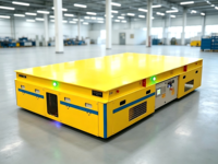 Véhicule à guidage automatique (AGV) sans bande magnétique, robot omnidirectionnel sans pilote, technologie SLAM laser, pour usine intelligente