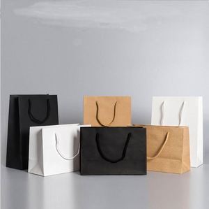 Sacs de shopping en carton recyclé de luxe à prix d'usine, personnalisables avec votre propre logo, sacs en papier kraft - Product Image 2
