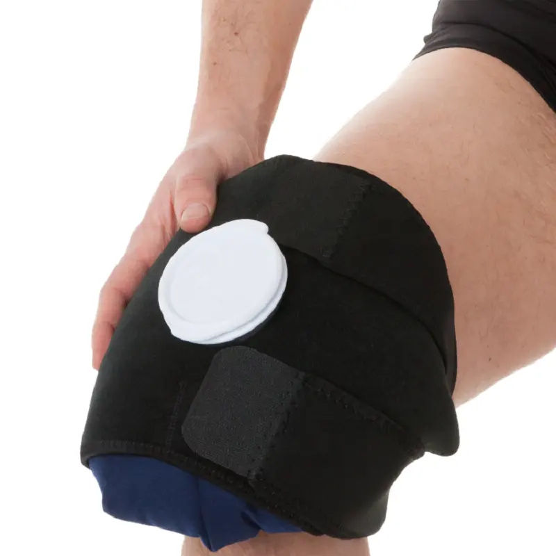 Medical Supply Sport Injury Hot Cold Therapy Reusable Ice pack Knee Wrap Cooler Ice Bag