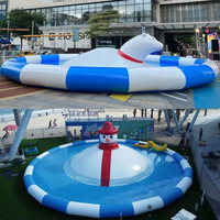 Aufblasbarer Sprung-Schwimmpool Kommerzielles Wasserpark-Equipment für Kinder und Erwachsene Outdoor Panda Wasser-Sprungball Pool