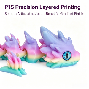 Œuf de dragonnet imprimé en 3D avec dragonnet articulé, idéal pour les paniers de Pâques, la décoration de bureau, la décoration d'intérieur, jouets dragon mystérieux, cadeaux - Product Image 5