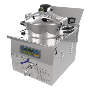 <span class=keywords><strong>Friteuse</strong></span> électrique de table en acier inoxydable de haute qualité 16L <span class=keywords><strong>3000w</strong></span> Broaster <span class=keywords><strong>Friteuse</strong></span> de poulet pour restaurants - Product Image 1