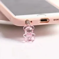 Bouchon de protection anti-poussière pour téléphone Kawaii, bouchon anti-poussière en acrylique, bouchon anti-poussière, prise de charge pour téléphone, 1 pièce
