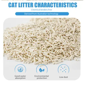 Hot Selling Bulk Natuurlijke Spoelvrije Stofvrije Kattenbakvulling Groothandel Multi Geur Premium Gierst Tofu Kattenbakzand