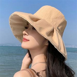 Chapeau Bob Femme Nouvelle Collection à Large Bord pour Printemps-Été, Protection Solaire, Idéal Voyage - Product Image 4