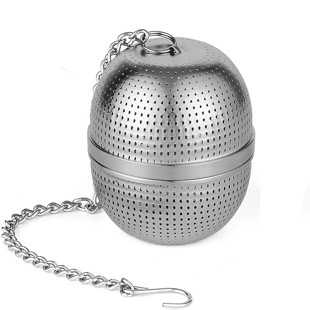 Tea Infuser Ball Tea Strainer Ball for Loose Leaf Tea Spice Infuser Stainless Steel Mesh Fine Threaded Connection
