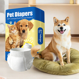 OEM ODM Fábrica al por mayor Super Absorbente Agujero de la cola 360 ° <span class=keywords><strong>Pañales</strong></span> desechables a prueba de fugas para mascotas - Product Image 1