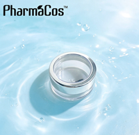 Pot de rangement cosmétique en plastique transparent solide de 10 g, pot d'échantillon réutilisable pour maquillage en poudre libre, vente en gros, délai de livraison rapide