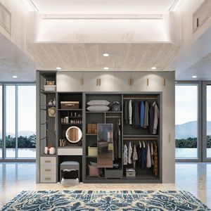 Armoire de vestiaire au design moderne pour chambre à coucher, mobilier de haute qualité et gain de place - Product Image 1