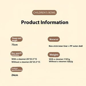 Casserole électrique multifonctionnelle à grande capacité, antiadhésive, avec couvercle en verre trempé, pour usage commercial, domestique et hôtelier, cuisson à la vapeur et à l'eau bouillante - Product Image 5