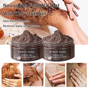 Gommage corporel au café ETRUN avec <span class=keywords><strong>sel</strong></span> marin, gommage corporel naturel au café et exfoliant corporel, aide à éliminer les peaux mortes pour une texture lisse - Product Image 2