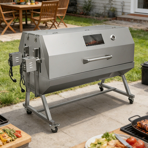Rôtissoire à Gaz Double Emplacement pour BBQ avec <span class=keywords><strong>2</strong></span> Broches, Gril à Cochon - Product Image 6