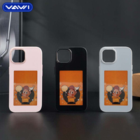 VAWI B287 Coque de téléphone E-ink HD DIY tendance pour iPhone 13 14 15 16 17 Pro Max, étui intelligent NFC E-ink