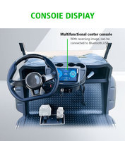 Voiture électrique compacte 4 places de haute qualité à prix de gros, 4 roues, chariot de golf 60V avec autonomie de 90 km pour adultes