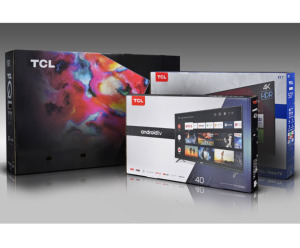 Jumbo LED TV di chuyển hộp Gia Cố Góc 100% có thể tái chế cứng nhắc Hộp Tùy chỉnh dập nổi Matt cán UV lớp phủ - Product Image 4