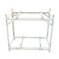 Support de climatiseur vertical en acier inoxydable 304/201 découpé au laser pour unités extérieures de fabrication de tôle personnalisées