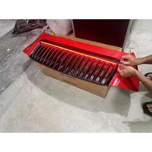 Per Porsche 911.1991.2 coperchio del motore 991.1 aggiornamenti 991.2 griglia del motore in fibra di vetro coperchio della griglia posteriore luci LED - Product Image 5