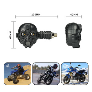 Liuhjg Mặt Nạ Thiết Kế Không Thấm Nước Đèn LED Chỉ Số Màu Vàng + Màu Xanh/Đỏ/Trắng 12V Nhựa Xe Máy Xe Đạp Lần Lượt Tín Hiệu - Product Image 6