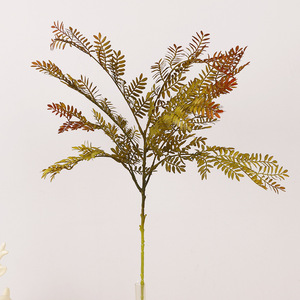 QIHAO - Planta Artificial de Hojas de Cola de Pez, PVC Suave, Decoración de Interiores para el Hogar, Vegetación de Alta Simulación - Product Image 4