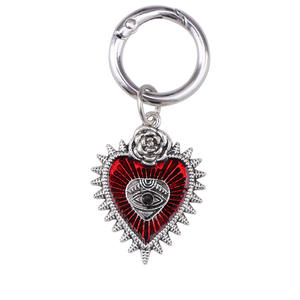 Accesorio de Tacón para Botas Martin con Colgante de Corazón y Ojo de Diablo Gótico, Joyería de Metal Oscuro, Tendencia de Moda, Suela de Goma - Product Image 6