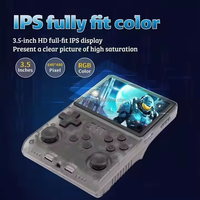 Consola de Videojuegos Portátil QBUY R40S Pro, Rockchip RK3326, Pantalla IPS de 3.5 Pulgadas, Linux, 64 GB, Batería de 3500 mAh, Wi-Fi, Reproductor con Más de 40,000 Juegos