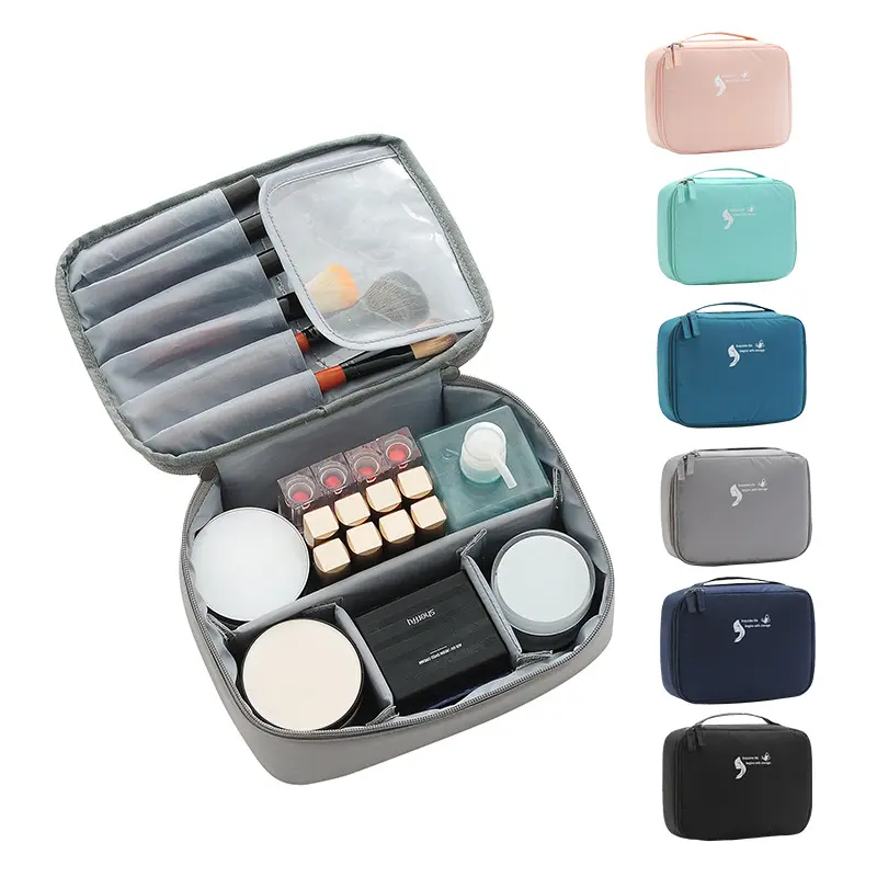 Nieuwe Designer Cosmetische Make-Up Tas Waterdichte Reis Toilettas Multifunctionele Waszak