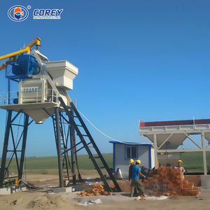 Station de malaxage de béton HZS60 fiable et haute performance, centrale de dosage durable pour la construction, vente de silo à ciment - Product Image 1