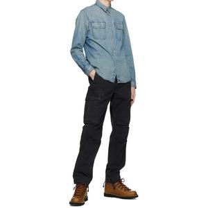 High Quality Custom 100% Cotton Flap Pocket Casual Classic Long Sleeve Denim <b>Shirt</b> <b>for</b> <b>Men's</b> <b>Jean</b> <b>Shirt</b> - Product Image 5