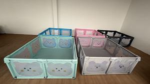 Vente directe usine : Parc de jeu intérieur pour bébés et enfants, barrières de sécurité pour ramper et marcher, respectueux de l'environnement, personnalisable - Product Image 6