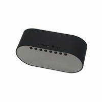 Multifunctionele LED-spiegelwekker Digitaal display Snooze Temperatuur Kalender Draadloze mini-luidspreker FM-radio Binnen/buiten