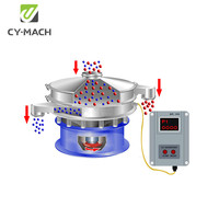 CY-MACH poudre automatique ultrasons vibration séparateur tamis machine supersonique rotatif tamis vibrant pour additif alimentaire Haute