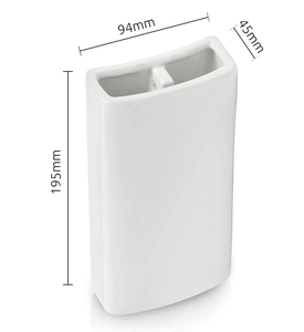 Humidificateur d'air <span class=keywords><strong>suspendu</strong></span> en céramique blanche émaillée pour radiateurs, désodorisant économique et <span class=keywords><strong>pot</strong></span> de plantes pour la maison - Product Image 3