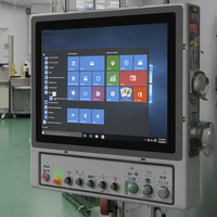 Panel PC Industrial AIO Táctil Multipunto de 10/12/15/17/21.5 Pulgadas, IP65 Impermeable, Carcasa de Aleación de Aluminio, Disponible en Stock