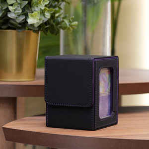 Caja Organizadora Portátil con Tapa Magnética Segura, de Cuero PU, para Tarjetas Coleccionables - Product Image 5