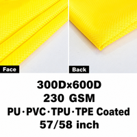 Tissu à pois 300*600 100% polyester pour produits d'extérieur et bagages, tente, auvent, sac à dos, PU, PVC, TPU
