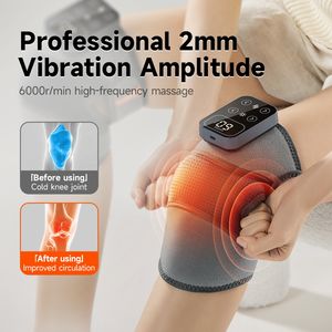 Inteligente Multifuncional Aquecido & Vibração Conjunta Massagem Belt Hot Compress Joelho Massageador Relaxante para Aplicação Perna - Product Image 2