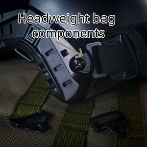 ZLang <strong>Tactical</strong> Headweight Balancer Headweight Bag Accessory for Fast MH PJ BJ OPS-Core <strong>Helmet</strong> Air Soft Paintball - Product Image 4