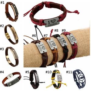 <span class=keywords><strong>Pulsera</strong></span> Cristiana Religiosa Q1222 Te Amo Jesús para Hombre y Mujer, Pulseras y Brazaletes - Product Image 6