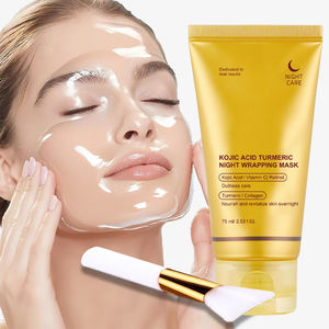 Masker Wajah Kolagen Peel Off 75ml Penjualan Panas, Menutrisi Kulit Bercahaya Semalaman, Masker Malam Kojic Acid Kunyit - Product Image 1