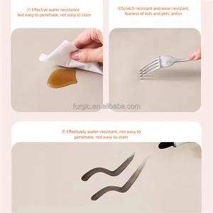 Juego de cama caqui minimalista de cama de cuero genuino clásico contemporáneo con forma de oreja de <span class=keywords><strong>elefante</strong></span> <span class=keywords><strong>para</strong></span> Suite de lujo - Product Image 3