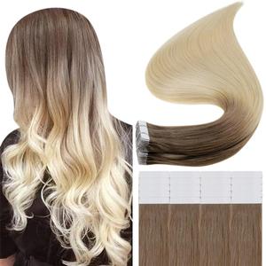 Extensions de cheveux indiennes 100% Remy de qualité supérieure 12A avec ruban adhésif résistant et double trame machine - Product Image 6